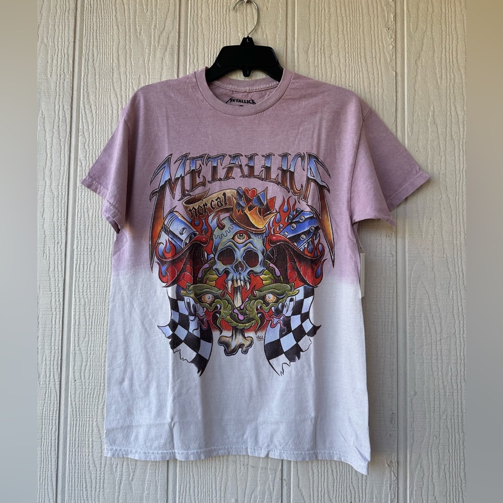 NWOT Metallica Tie Dye Graphic Tee